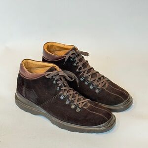 COACH Men's Aaron Suede Chukka Lace-Up Boots Italian Sueded Leather 11D P886-G02